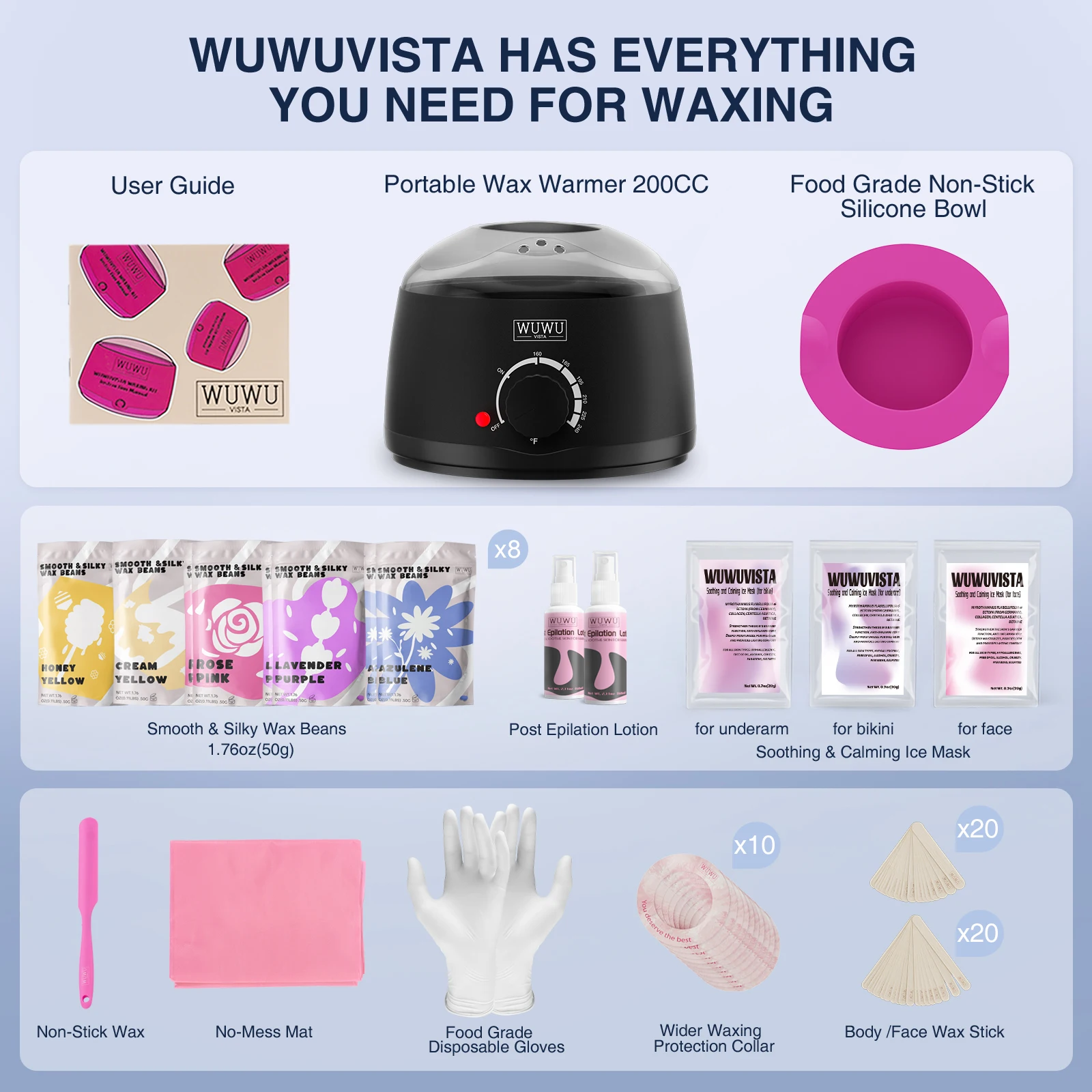 69-Piece Full-Body Wax Kit 2