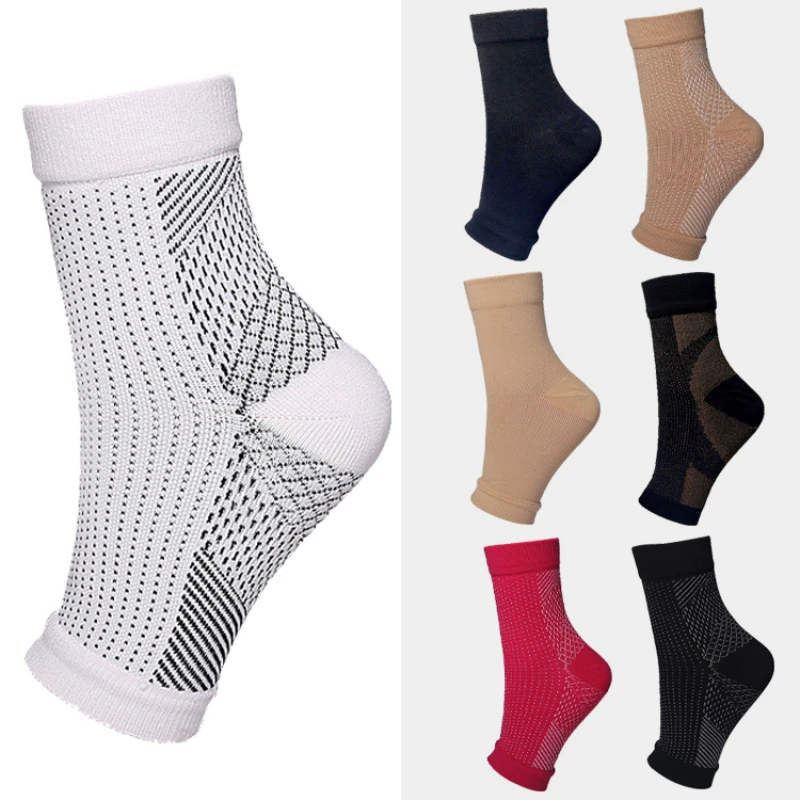 

1 Pair=2PCS Men Women Sports Socks Foot Compression Socks Foot Angel Ankle Socks Outdoor Breatheable Sleeve Sock Brace Sock