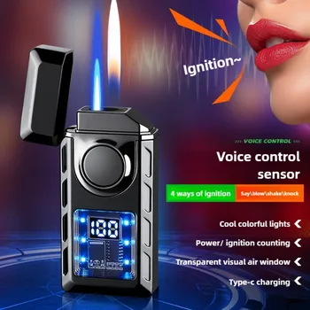 Intelligent Voice-Activated Lighter 2025 – USB Type-C, Rechargeable, Ideal Gift for Dad & Boyfriend - GloreeWorld