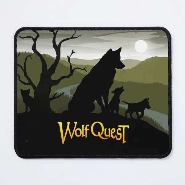 

Волчья семья Wolfquest мечта Коврик Для Мыши Компьютерный игровой коврик для мыши с принтом клавиатуры Настольный коврик для детской Геймерской игры мужской Настольный ПК