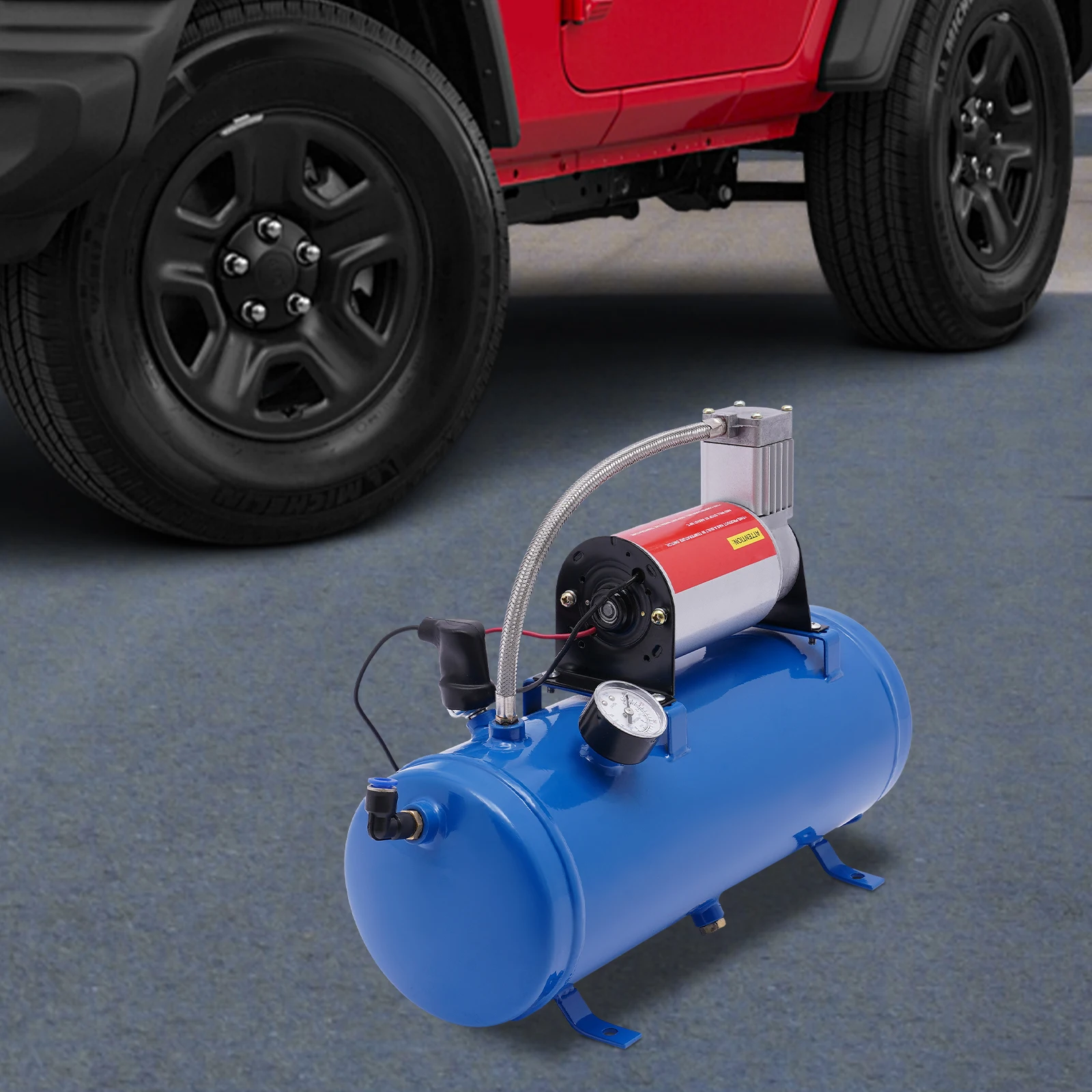 DC 12V Air Compressor With 6L Tank For Automobile Tires,Automobile - View #10