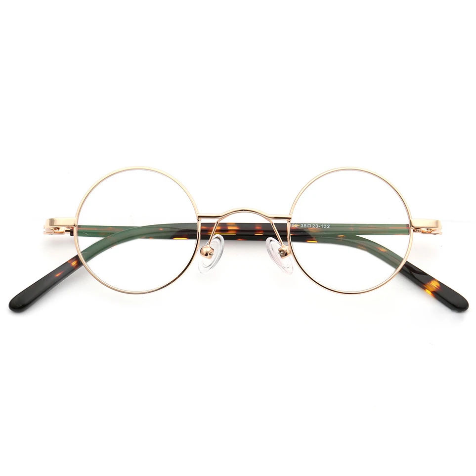 

Cubojue Small Round Myopia Glasses Male Women 38mm Grade Optic Eyeglasses Frame Nerd Spectacles Anti Blue Light -100 150 200 250