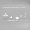 Vaser Lipo Skin Cover with 3 Components Base, Plate, and Cap Made of Silicone Multiple Diameters White 4