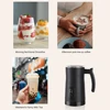 Electric Milk Frother Stainless Steel Hot Cold Milk Foamer 400W Non-Stick Interior 350ml Automatic Coffee Mixer for Cappuccino 3
