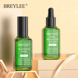 BREYLEE Blackhead Remover Serum Face Black Mask Shrink Pore Peeling Essence Moisturizing Ageless Deep Cleansing Skin Nose Care