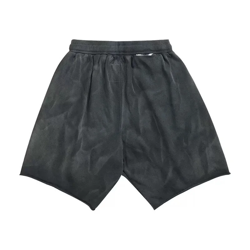 2024ss RRR-123 Shorts Men Woman Summer High Street Vintage Washed Do Old Heavy Fabric Joggers Breeches Classic Logo