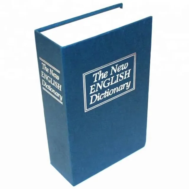 Home Secret Book Hidden Safe Dictionary Safe Book Key Combination Lock Metal Locking Storage Box 4