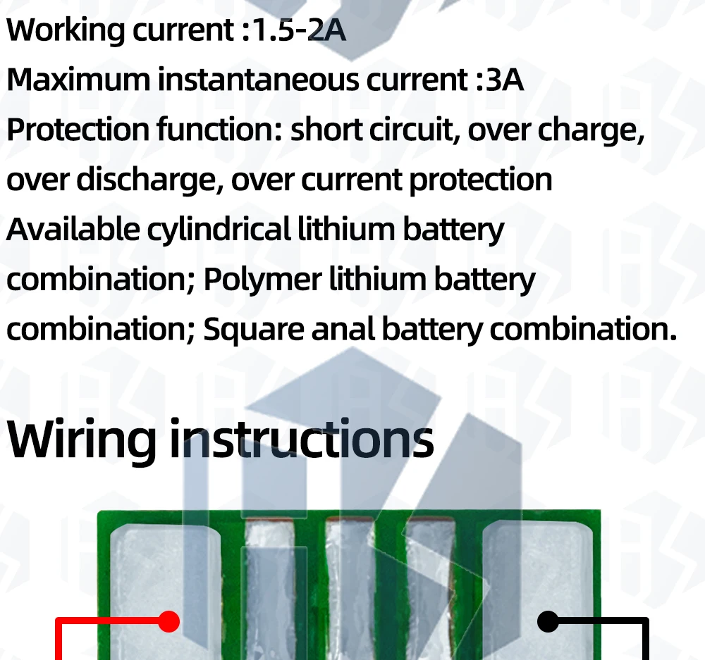 1~20PCS Mini Single Series 3,7V 4,2V 18650 Polymer-Lithium-Batterie mit drei Leitern und temperaturgesteuertem 10K NTC-Thermistor – Detail 3