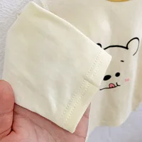 2024 Korean Ins Kids Loungewear Outfit Set Cotton Autumn Pants Boys Girls Pajamas Baby Winter Indoor Clothes 0 To 24 Months 5