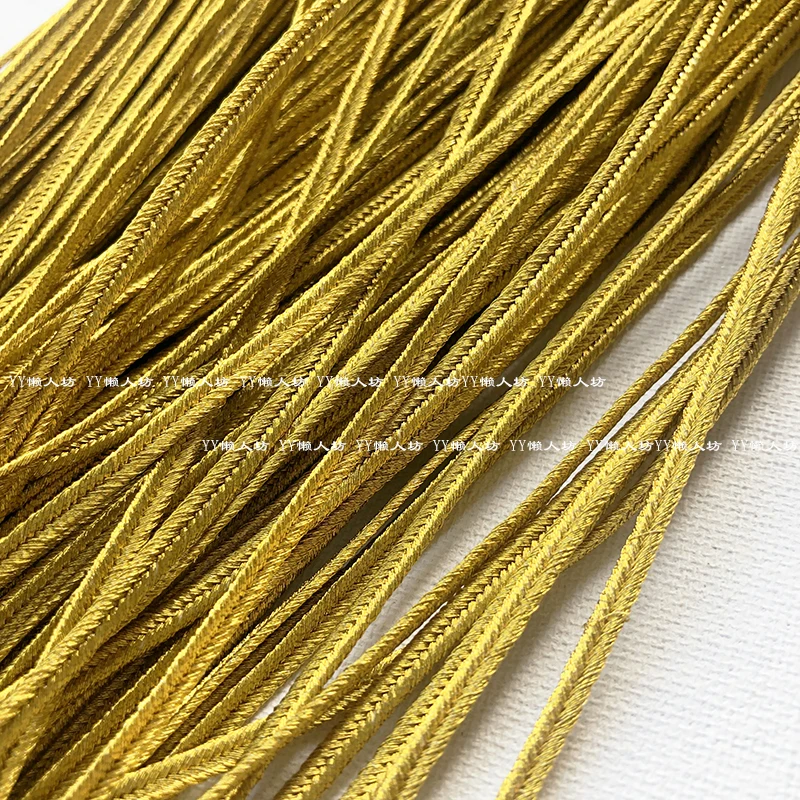 5mm/3mm Gold Silver Clothing Ribbon Snake Belly Strap