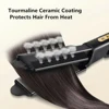 Hair Straightener Four-gear Temperature Adjustment Ceramic Tourmaline Ionic Flat Iron Hair Straightener For Women Widen Panel 2