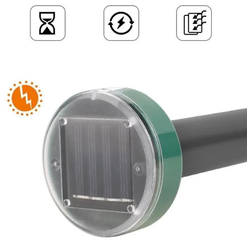 Animal repellent Mouse Repeller Solar Ultrasonic High Power Vibration Ultrasonic Hotel Garden Farm for Outdoor Pest Rodent Waterproof Repellent