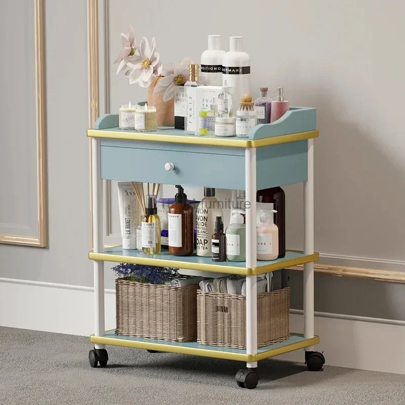 Carrelli Per Saloni Di Manicure Per Uso Domestico Nordico Carrelli Per Attrezzi Per Mobili Commerciali Di Lusso Leggeri Carrello Portaoggetti Moderno 