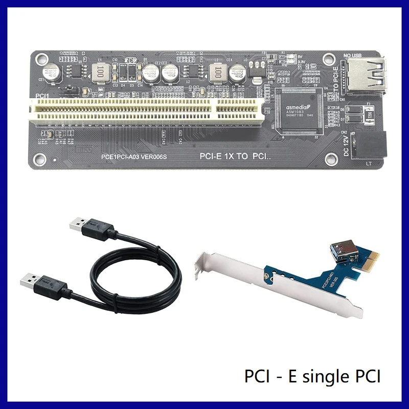 

Плата расширения PCI-E-PCI ASM1083, с поддержкой звуковой карты захвата, 1 компл.