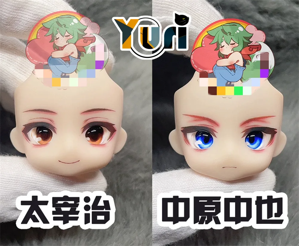 

Yuri Anime Bungo Stray Dogs Dazai Osamu Nakahara Chuuya OB11 Open Eye Face Handmade Cosplay Cute Lovely Anime Gift C