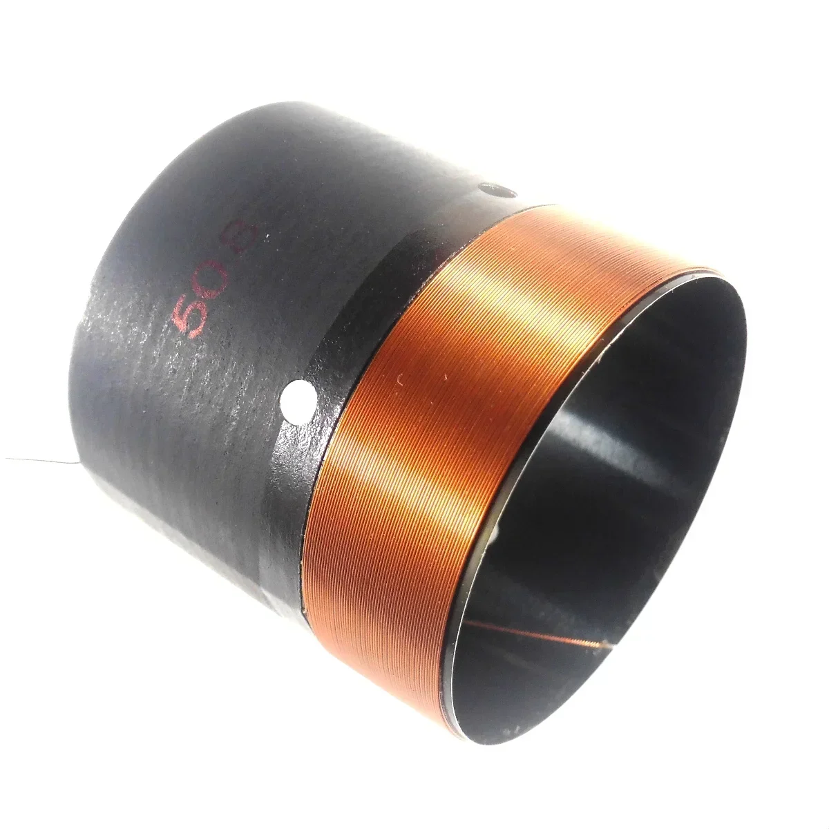 2PCS 50.8mm 보이스 코일 구리선 8옴 라우드스피커 수리용 검정색 알루미늄