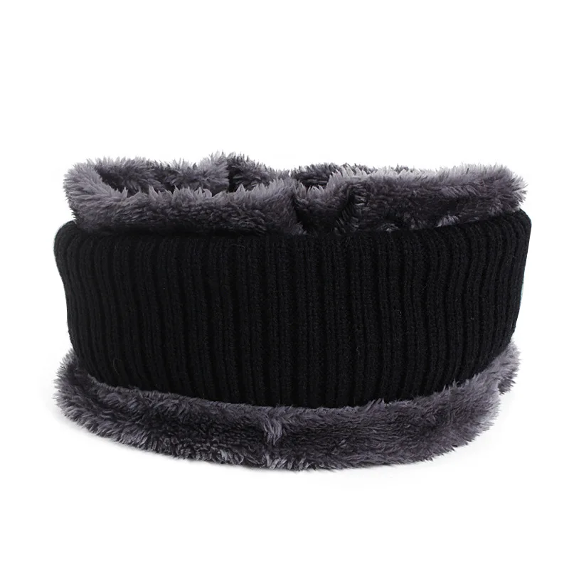 Hats For Skullies Beanie Winter Cap Men Women Wool Scarf Caps Set Balaclava Mask Gorras Bonnet Knitted Hat_voghion.com