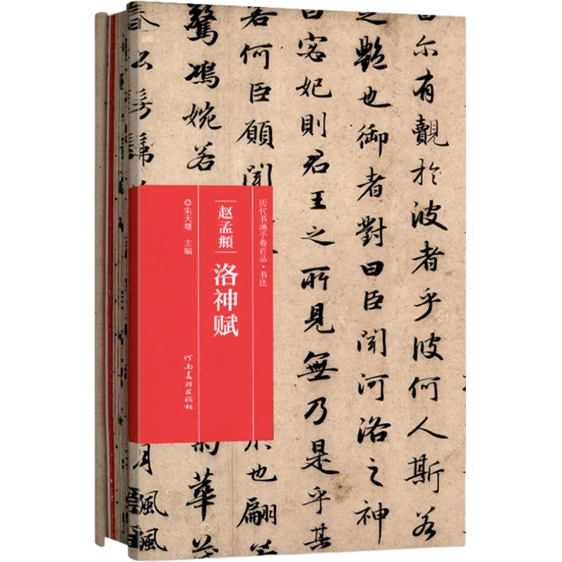 Folding Chinese Classics Set Copybook Zhao Mengfu Su Shi Running Script Calligraphy Appreciation Book Sun Guoting Cursive Script