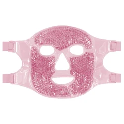 Revitalizing Gel Bead Cooling and Heating Face & Eye Mask for Ultimate Relaxation and Refreshment (1pc - face mask - pink)