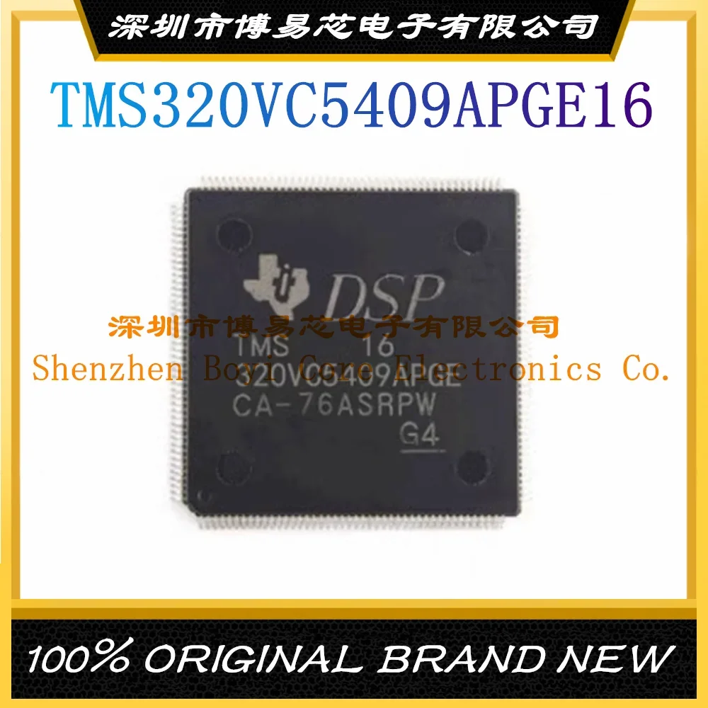 

TMS320VC5409APGE16 package LQFP-144 new original genuine microcontroller IC chip (MCU/MPU/SOC)