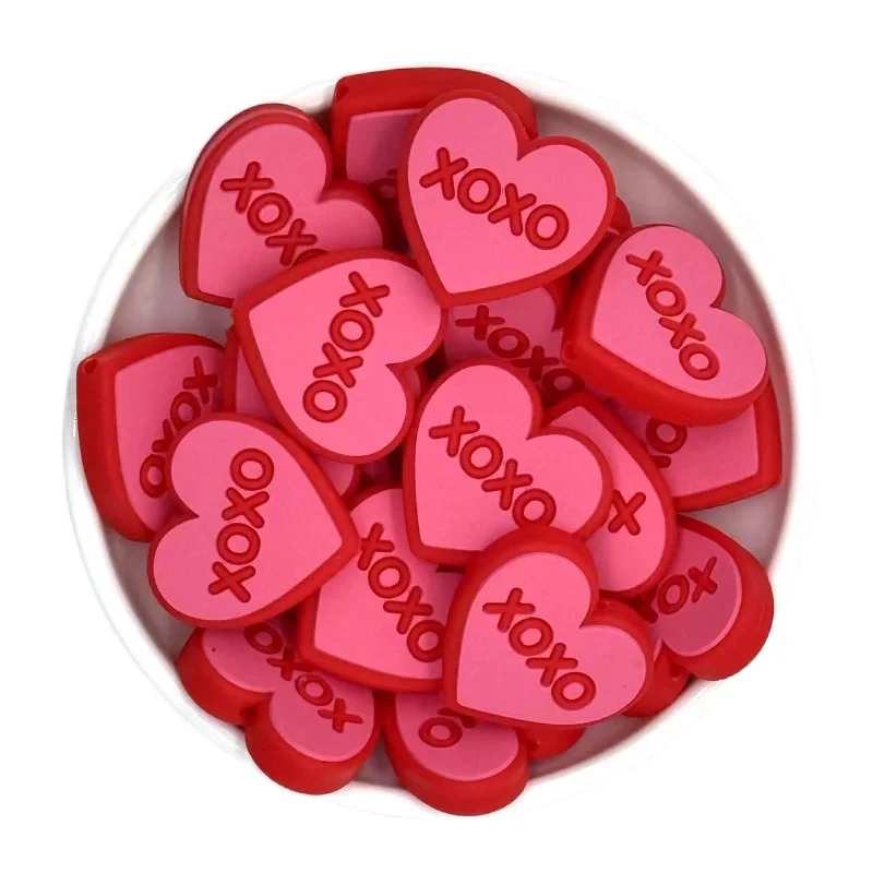 TOAOB 20pcs Silicone Beads For Jewelry Making Daisy Flower...