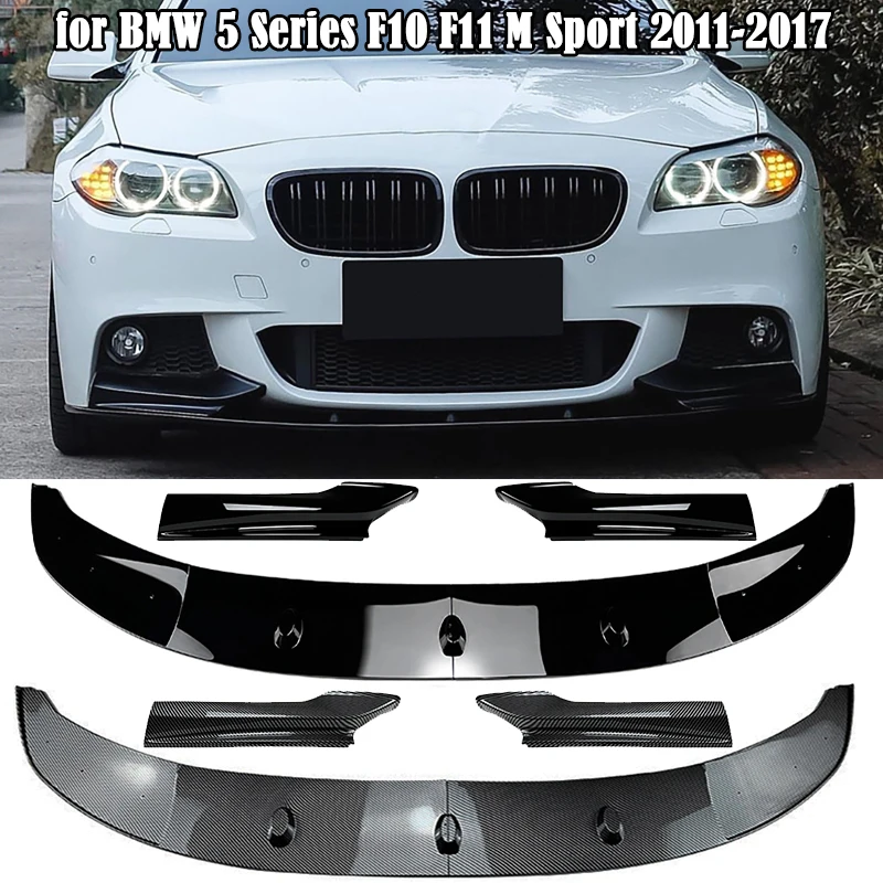 Paraurti Anteriore Lip Body Kit Spoiler Diffusore Protezione Paraurti Per Bmw Serie 5 F10 F11 M Sport 2011-2017