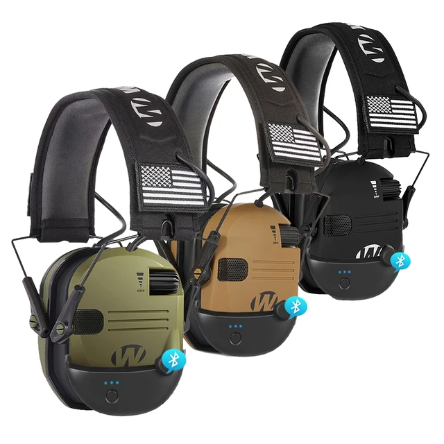 Electronic Anti-noise Shooting Earmuff with Bluetooth Adapter Tactical Hunting Headphone Hearing Protection Headset 1