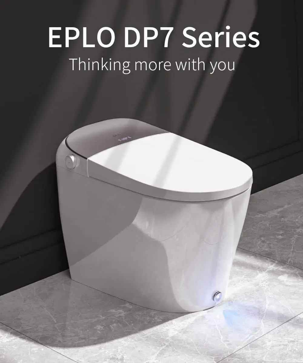 Smart Toilet Heated Seat Off-seat Auto Flush Foot Kick Flush Blackout can Flush Warm Wash One piece Toilet with Bidet built in 6