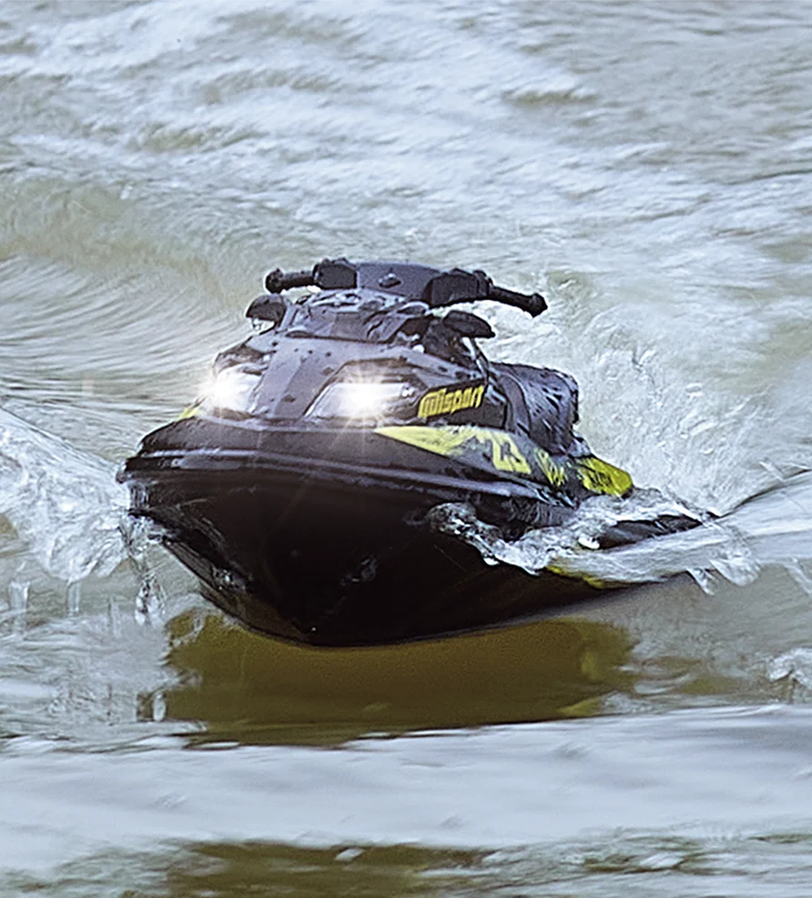 Large 33.5cm new brushless motor remote-controlled motorboat with built-in propeller turbojet drive system, high-speed remote co 3