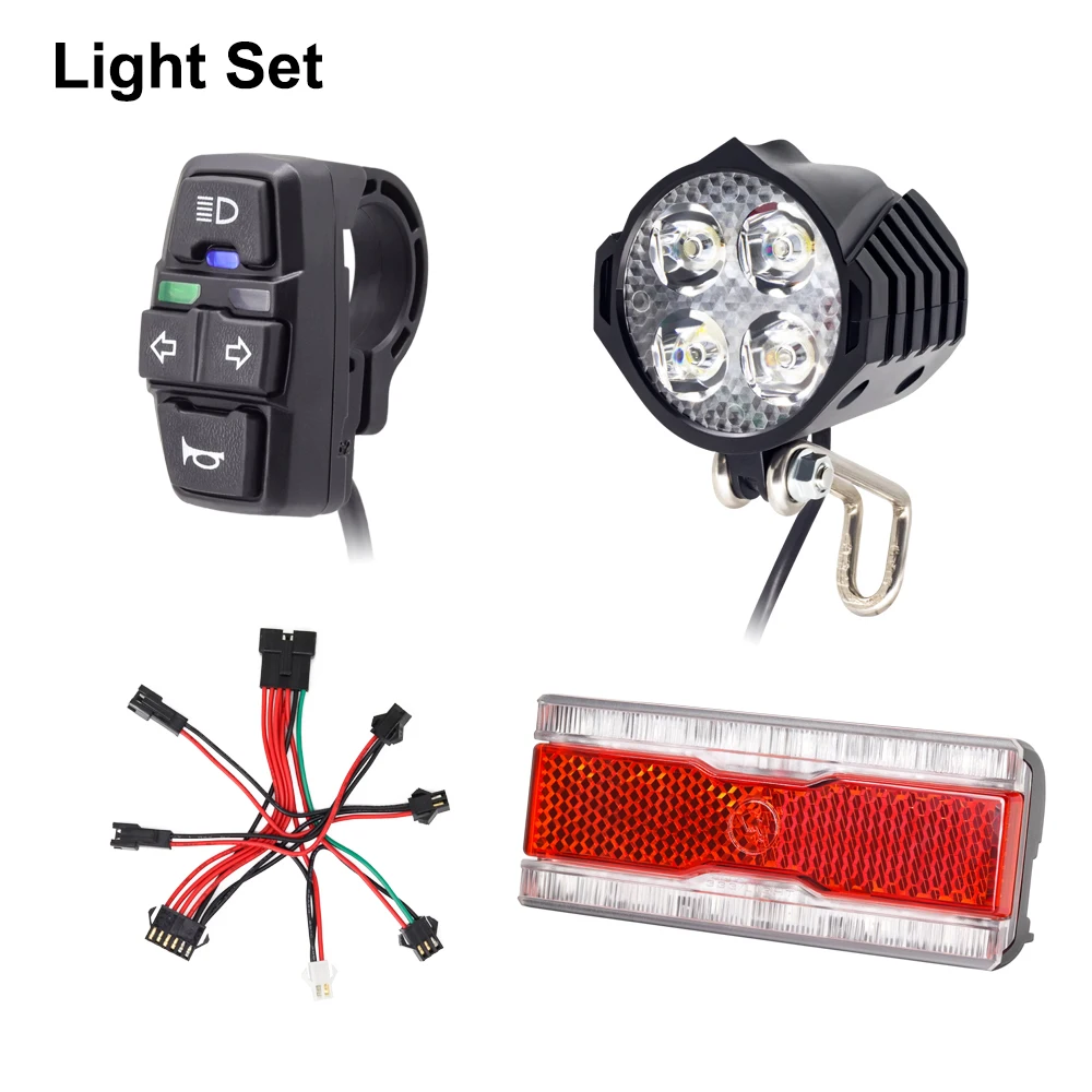 E-bike light horn and cornering light switch scooter electric