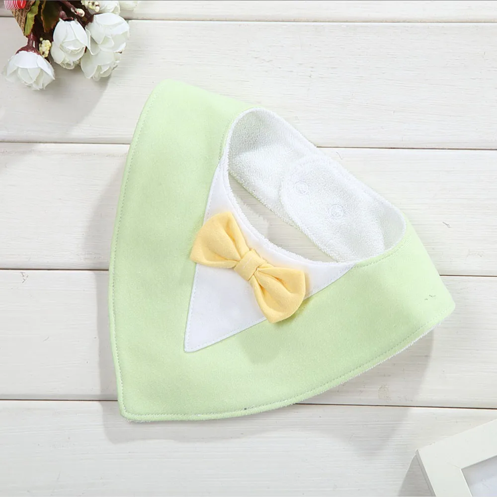 Baby Bib Feeding Bib Cotton Bib Set Cotton Bib Infant Apron Baby Kids Bibs Burp Boy Girls Newborn Feeding Waterproof Toddlers Soft Bow Burp Tie Stuff Cloth scarf children