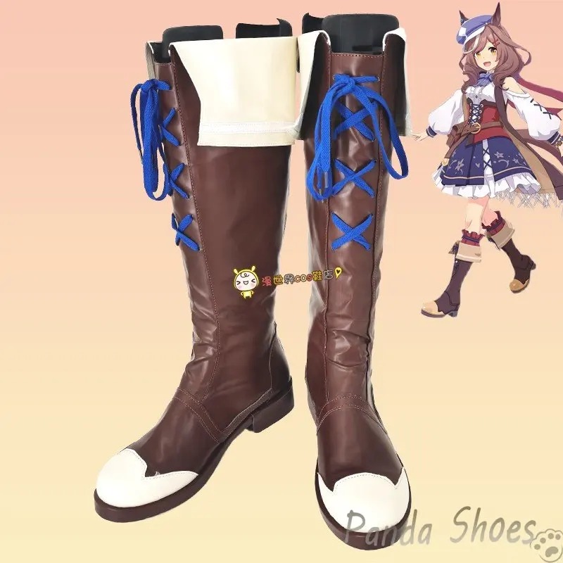 

Umamusume: Pretty Derby Tokai TeioCosplay Shoes Comic Anime Game Cos Long Boots Cosplay Costume Prop Shoes for Halloween Party