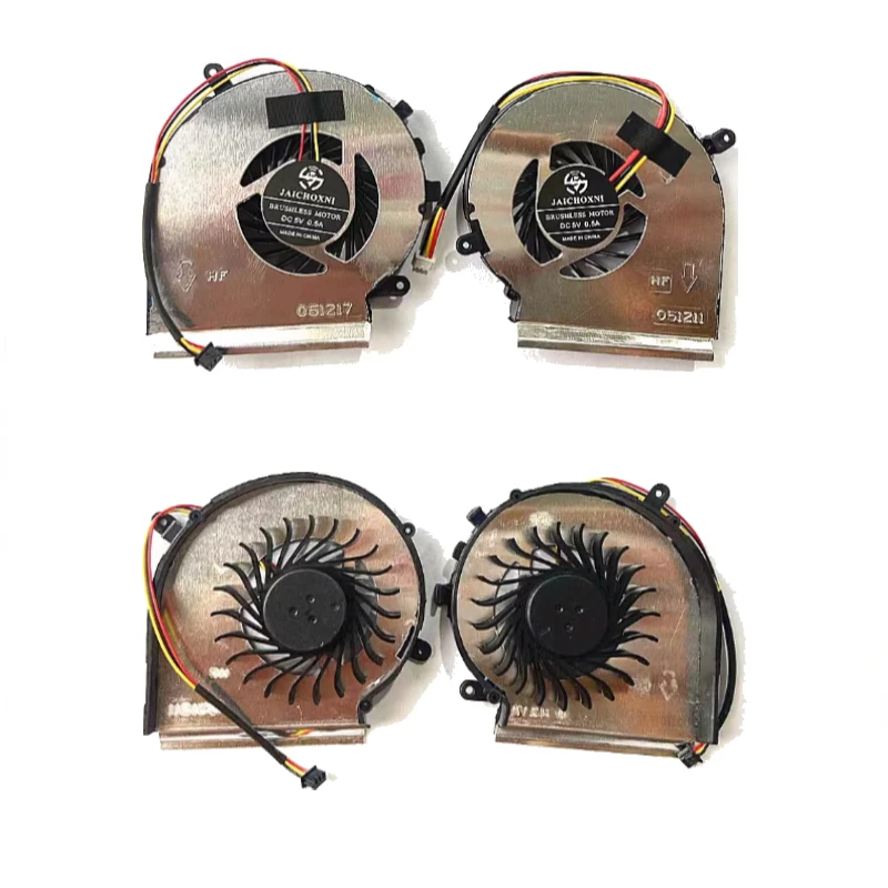 For GE62 MS-1795 GE72 PE60 PE70 GL62 GL72 GP62 2QE 6QG MS-1794 MS-1795 New CPU GPU Cooling Fans PAAD06015SL 3 Wire Accessories