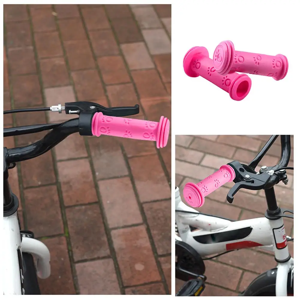 

Rubber Bike Bicycle Handle Bar Grips Anti-slip Waterproof Tricycle Scooter Handlebar For Kids Child Cycling Handle Bars 1 P T9P8