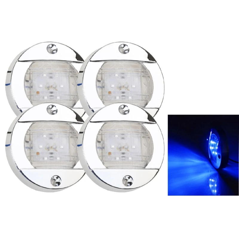 Feux Led Pour Voilier Feux De Navigation Bateau LED 12V Rouge Et Vert - Acier Inoxydable IP68 Pour Yacht Et Bateaux Acier Inoxydable Etanche