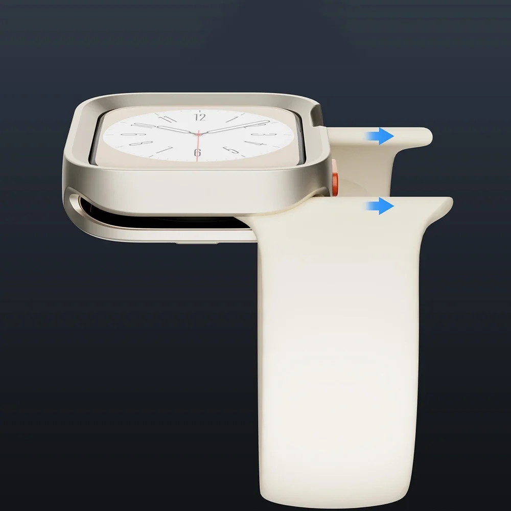Premium Shockproof TPU Protective Case for Apple Watch - Soft Bumper Cover