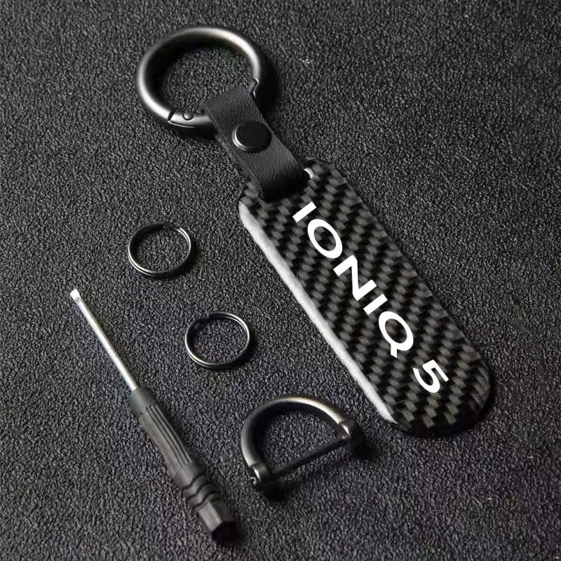 1 Pz Car Logo Styling Portachiavi Personalizzato Personalizzato Portachiavi Regali Aziendali Per Hyundai Ioniq 5 2022 2024 Badge Portachiavi