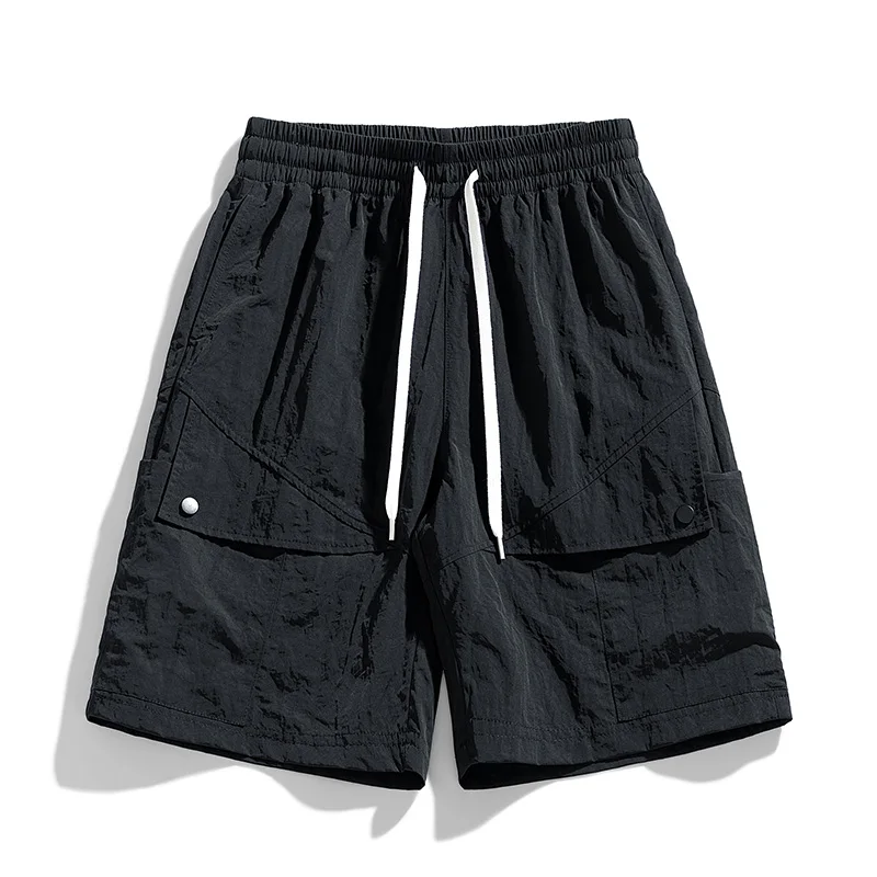 Summer Men Shorts Casual Beach Oversized 6XL 7XL 8XL Plus Size Outdoors Pocket Trousers Quick Dry Breathable Loose Fashion Light 2