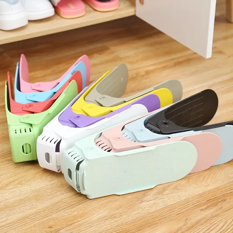 Adjustable Shoe Rack Organizer Shoes Footwear Storage Stand Support Space Saving Cabinet Closet Holder shoe rack shoe organizer