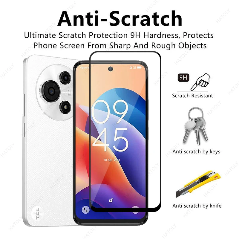 Premium Glass Screen Protector and Camera Lens Film with Black Edge