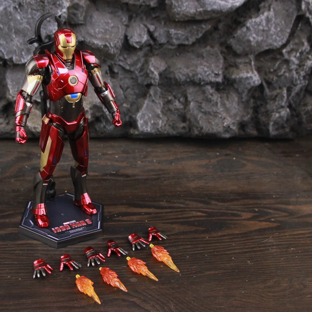 ZD Toys アイアンマン 3 MK35 レッドスナッパー MK41 ボーンズ