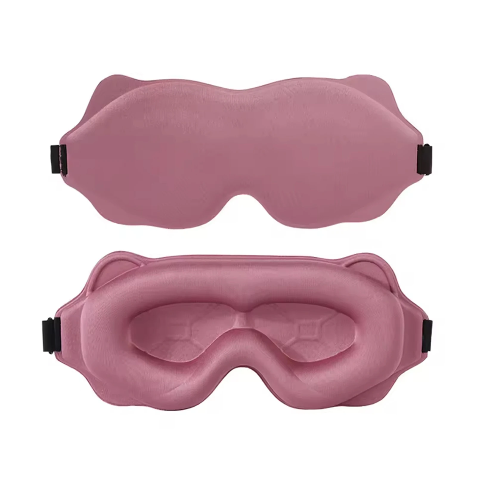 3D Contoured Memory Foam Sleep Mask - Ultra-Comfort & Light Blocking for Relaxation and Travel