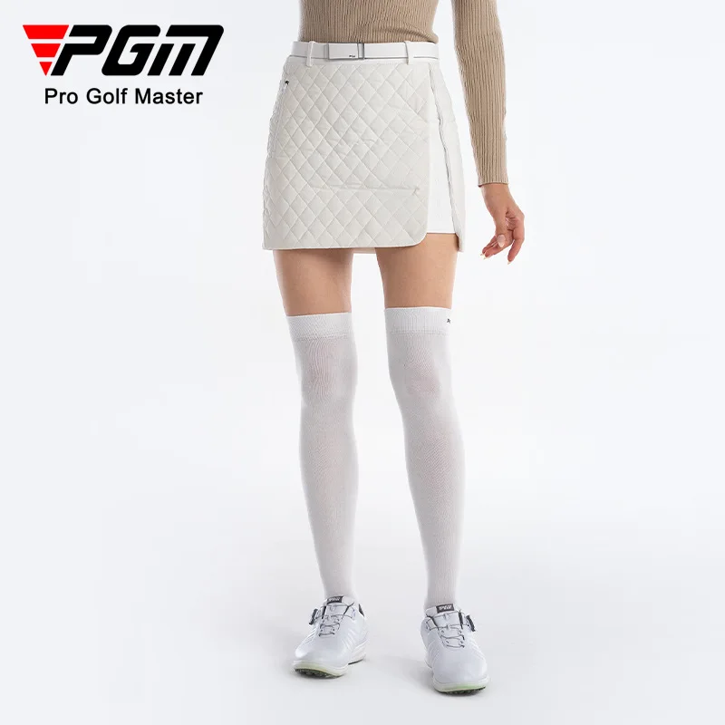 PGM Women Golf Short Skirt New Lady Clothing Autumn and Winter Warm A-line Skirt Sports Comfortable Girl Wear QZ096