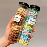 00 Pieces Large 4cm Hair Ties for Girls Simple Hair Ba for Children Ponytail Holder Hair Ba Korean Sle Baby Accories