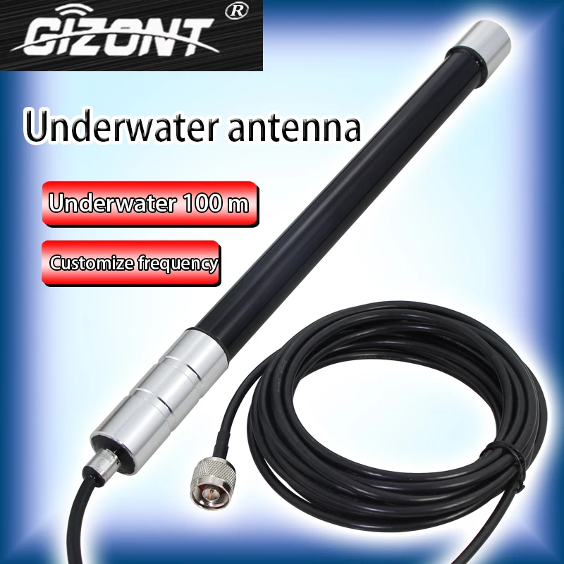 Underwater compressive FRP antenna GSM900MHz/GPS / 3 G / 4 G/WIFI2.4 SMA/N G 100 meters deep compression waterproof antenna
