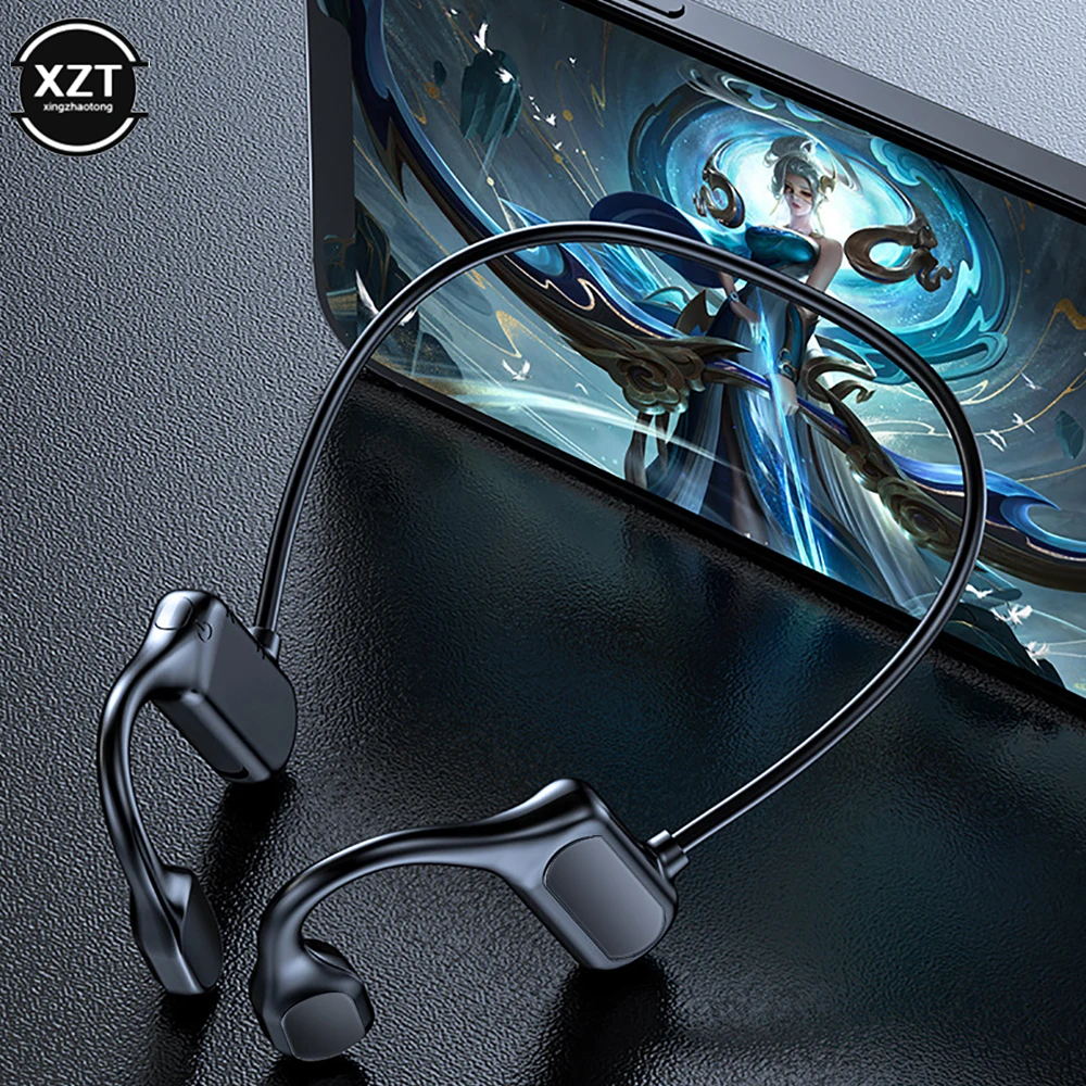 Waterproof BL09 Bluetooth 5.0 Wireless Headset Sports Stereo headphone Bone Conduction Audio Equipment Outdoor with Microphone 2