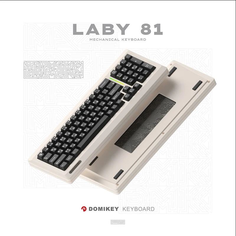 Domikey LABY81 기계식 게이머 키보드 키트, 3 가지 모드, 2.4G 무선 블루투스 키보드 키트, 개스킷 맞춤형 게이밍 키보드 선물
