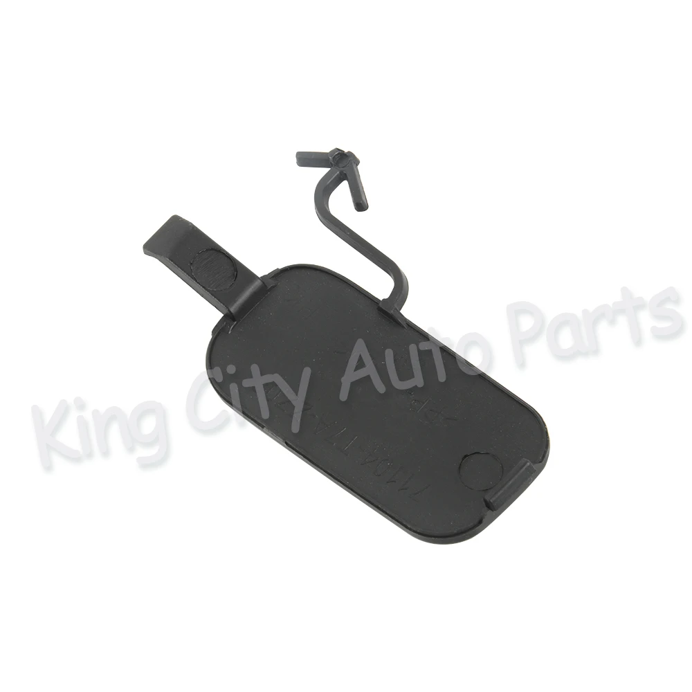 CAPQX For Honda Vezel HRV 2014- Front Bumper Tow Eye Hook Cover Trailer Hole Cap Towing Traction Lid Trim Hood 71104-T7A-000