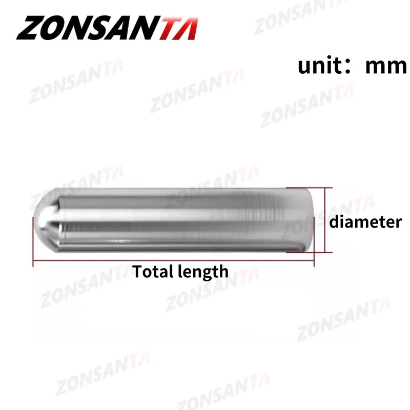 304 Stainless Steel Solid Round Head Cylindrical Pin Locating Dowel M0.8 M1 M1.2 M1.5 M1.8 M2 M2.3 M2.5 M2.8 M3 M3.5 M4 M5 M6 cylindrical locating dowel pin