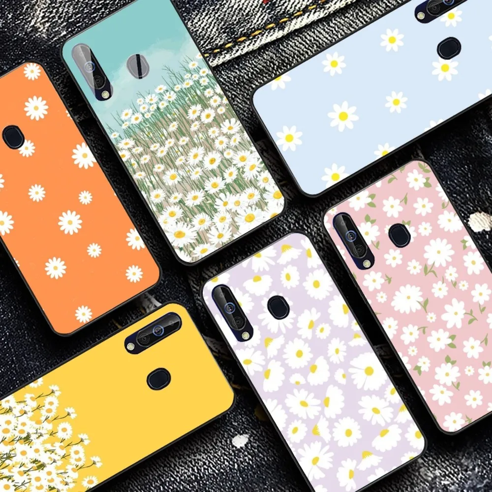 

Luxury Little Daisy Pattern Phone Case For Samsung A 13 21 30 31 32 51 52 53 70 for Huawei Honor 50 60 70 for OPPO vivo